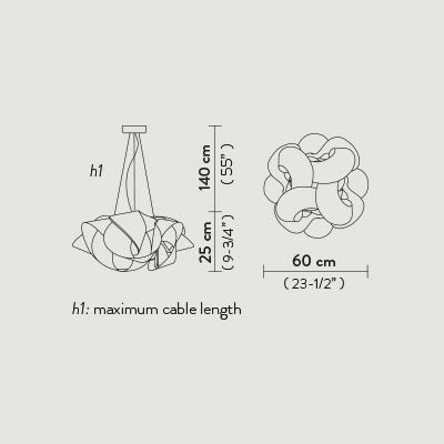 Подвесной светильник Slamp Fabula SUSPENSION L FAB90SOS0003LE000 Подвесной светильник Slamp Fabula SUSPENSION L FAB90SOS0003LE000