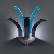 Настенный светильник Euroluce Argo A2 nickel Aquamarine Настенный светильник Euroluce Argo A2 nickel Aquamarine