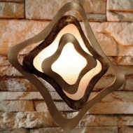 Настенный светильник Masca Gioiello 1844/A2 Bronzo cannella / Glass 548 Настенный светильник Masca Gioiello 1844/A2 Bronzo cannella / Glass 548