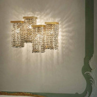 Настенный светильник Masiero Skyline A4 G14 CUT CRYSTAL