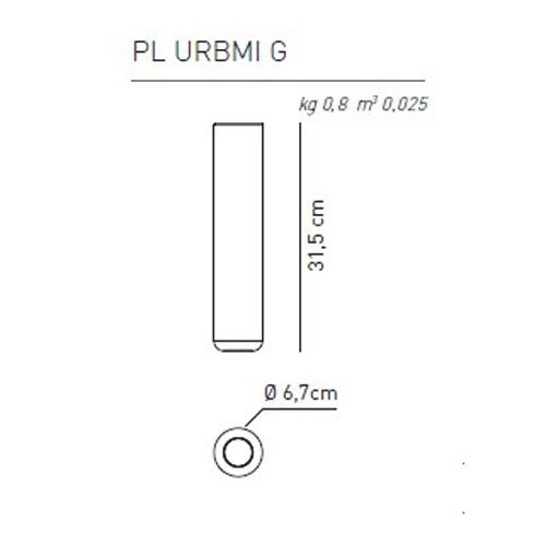 Потолочный светильник Axo Light Urban & Urban mini PL URB MI G BC XX LED Потолочный светильник Axo Light Urban & Urban mini PL URB MI G BC XX LED