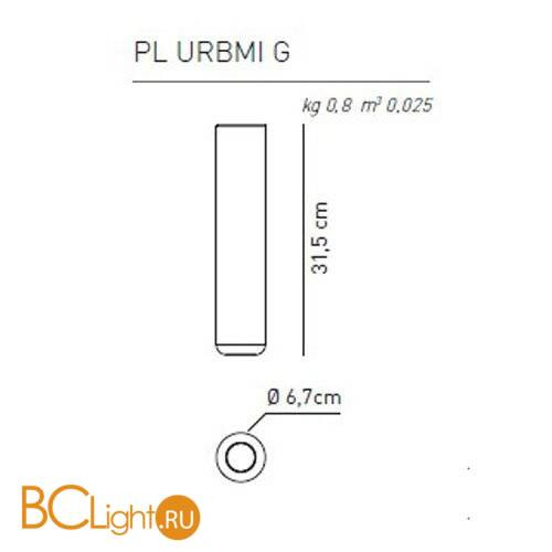 Потолочный светильник Axo Light Urban & Urban mini PL URB MI G BC XX LED Потолочный светильник Axo Light Urban & Urban mini PL URB MI G BC XX LED