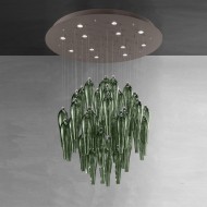 Потолочный светильник Euroluce Abstract 90 Gray Viridian Потолочный светильник Euroluce Abstract 90 Gray Viridian