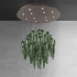 Потолочный светильник Euroluce Abstract 90 Gray Viridian Потолочный светильник Euroluce Abstract 90 Gray Viridian