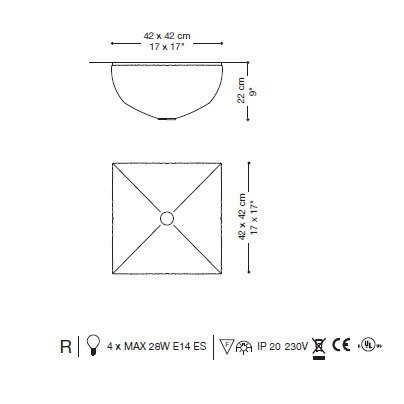 Потолочный светильник La Murrina Stone R AA-3S Потолочный светильник La Murrina Stone R AA-3S