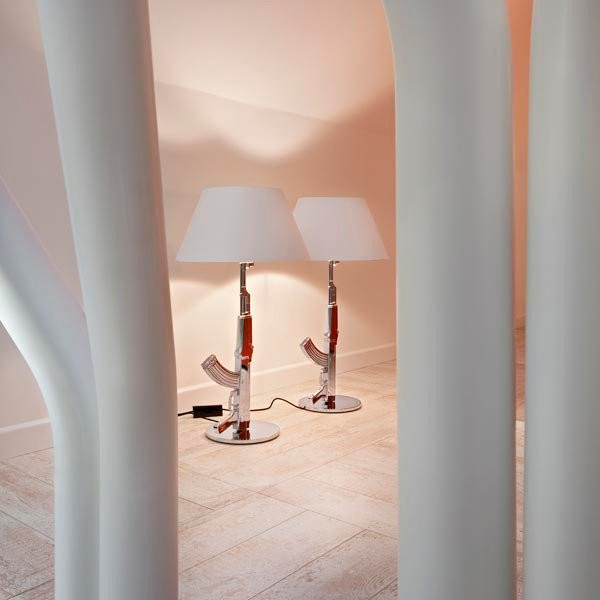 Настольная лампа Flos Guns Table Gun Chrome F2954057 Настольная лампа Flos Guns Table Gun Chrome F2954057