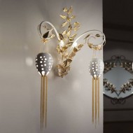 Бра Masca Fantasia 1881/A2 Bianco lucido oro Бра Masca Fantasia 1881/A2 Bianco lucido oro